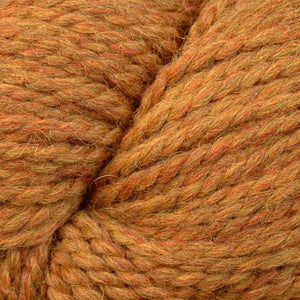 Skein of Berroco Ultra Alpaca Chunky Bulky weight yarn in the color Tiger's Eye Mix (Yellow) for knitting and crocheting.