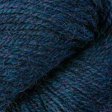 Load image into Gallery viewer, Skein of Berroco Ultra Alpaca Light DK weight yarn in the color Blueberry Mix (Blue) for knitting and crocheting.

