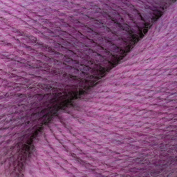 Skein of Berroco Ultra Alpaca Worsted weight yarn in the color Pink Berry Mix (Pink) for knitting and crocheting.