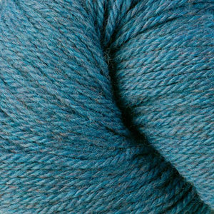 Skein of Berroco Vintage DK DK weight yarn in the color Cerulean (Blue) for knitting and crocheting.