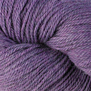 Skein of Berroco Vintage DK DK weight yarn in the color Lilacs (Purple) for knitting and crocheting.