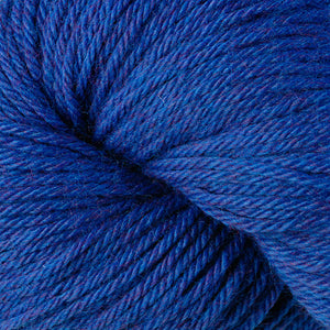 Skein of Berroco Vintage Worsted weight yarn in the color Blue Moon (Blue) for knitting and crocheting.