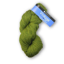 Load image into Gallery viewer, Berroco-Vintage-Worsted-Yarn-Fennel-5175-Main.jpg  365 × 480px  Skein of Berroco Vintage Worsted weight yarn in the color Fennel (Green) for knitting and crocheting.
