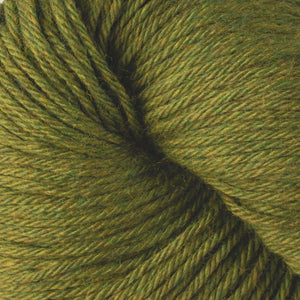 Skein of Berroco Vintage Worsted weight yarn in the color Fennel (Green) for knitting and crocheting.