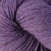 Load image into Gallery viewer, Skein of Berroco Vintage Worsted weight yarn in the color Lilacs (Purple) for knitting and crocheting.
