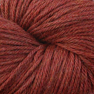 Skein of Berroco Vintage Worsted weight yarn in the color Red Pepper (Red) for knitting and crocheting.