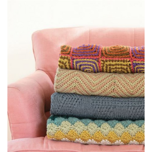 Berroco Comfort Knitting & Crochet Afghans Pattern Book