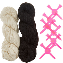 Load image into Gallery viewer, Big Check Felted Bag Knit Kit
