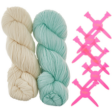 Load image into Gallery viewer, Big Check Felted Bag Knit Kit
