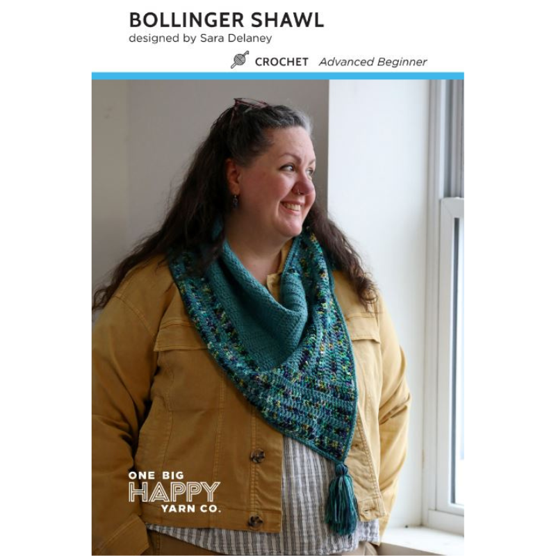 Bollinger Shawl Printed Crochet Pattern