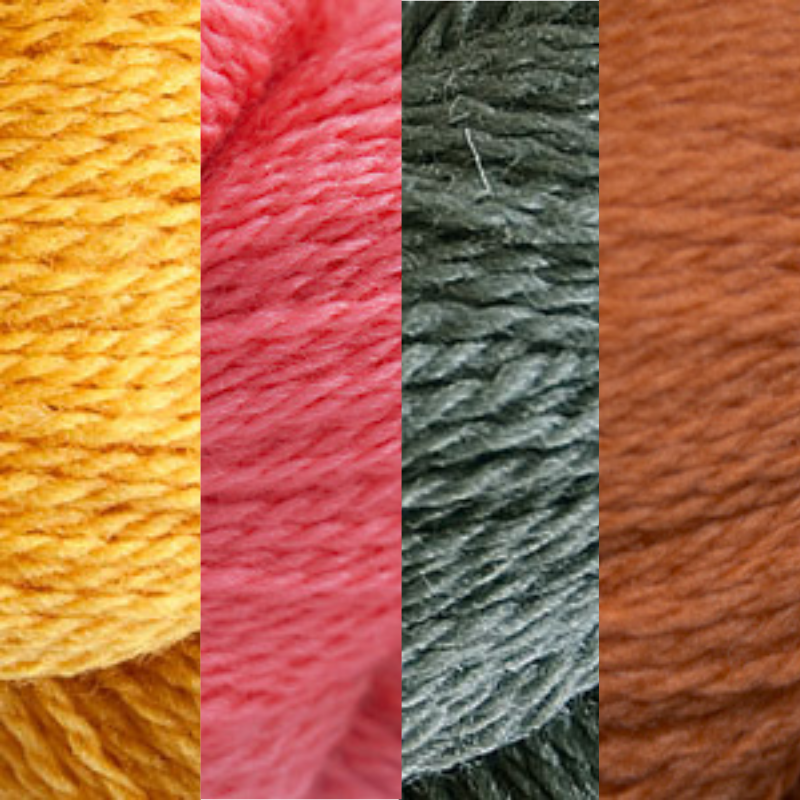 Bright Burst Shawl Knit Kit