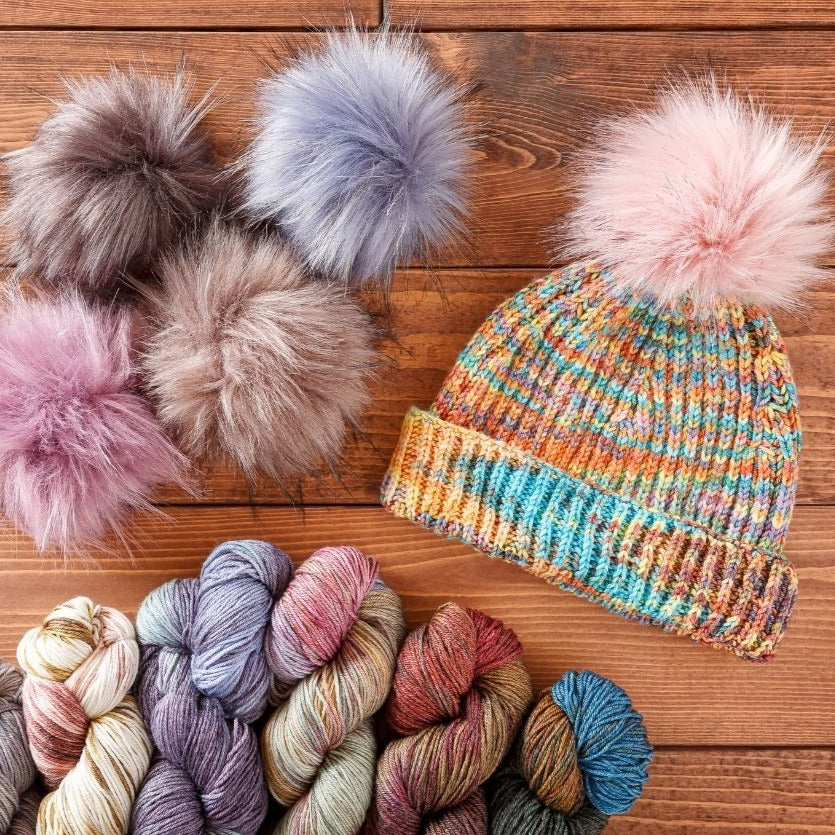 Conspiring Brioche Hat Knit Kit