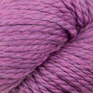 Skein of Cascade 128 Superwash Bulky weight yarn in the color Aster (Purple) for knitting and crocheting.
