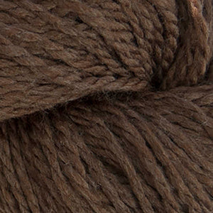 Skein of Cascade 128 Superwash Bulky weight yarn in the color Mocha Heather (Brown) for knitting and crocheting.