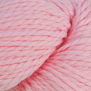 Skein of Cascade 128 Superwash Bulky weight yarn in the color Tutu (Pink) for knitting and crocheting.