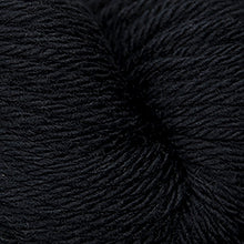 Load image into Gallery viewer, Skein of Cascade 220 Superwash Sport Sport weight yarn in the color Black (Black) for knitting and crocheting.
