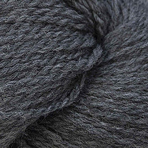 Skein of Cascade 220 Superwash Sport Sport weight yarn in the color Charcoal (Gray) for knitting and crocheting.