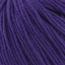 Load image into Gallery viewer, Skein of Cascade 220 Superwash Worsted weight yarn in the color Dark Violet (Purple) for knitting and crocheting.
