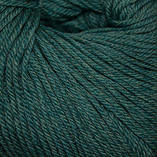 Load image into Gallery viewer, Skein of Cascade 220 Superwash Worsted weight yarn in the color Lake Chelan Heather (Green) for knitting and crocheting.
