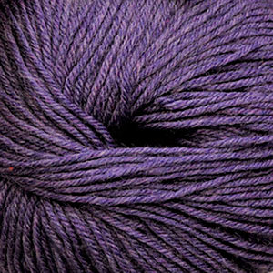 Skein of Cascade 220 Superwash Worsted weight yarn in the color Mystic Purple (Purple) for knitting and crocheting.