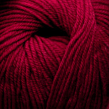 Load image into Gallery viewer, Skein of Cascade 220 Superwash Worsted weight yarn in the color Ruby (Red) for knitting and crocheting.
