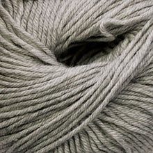 Load image into Gallery viewer, Skein of Cascade 220 Superwash Worsted weight yarn in the color Silver Grey (Gray) for knitting and crocheting.
