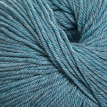 Load image into Gallery viewer, Skein of Cascade 220 Superwash Worsted weight yarn in the color Summer Sky Heather (Blue) for knitting and crocheting.
