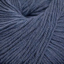Load image into Gallery viewer, Skein of Cascade 220 Superwash Worsted weight yarn in the color Westpoint Blue Heather (Blue) for knitting and crocheting.
