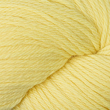 Load image into Gallery viewer, Skein of Cascade 220 Worsted weight yarn in the color Butter (Yellow) for knitting and crocheting.
