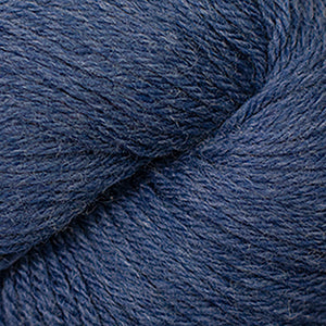 Skein of Cascade 220 Worsted weight yarn in the color Colonial Blue Heather (Blue) for knitting and crocheting.