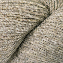 Load image into Gallery viewer, Skein of Cascade 220 Worsted weight yarn in the color Fog Hatt (Tan) for knitting and crocheting.

