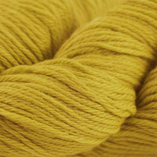 Load image into Gallery viewer, Skein of Cascade 220 Worsted weight yarn in the color Goldenrod (Yellow) for knitting and crocheting.
