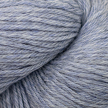 Load image into Gallery viewer, Skein of Cascade 220 Worsted weight yarn in the color Indigo Frost Heather (Gray) for knitting and crocheting.
