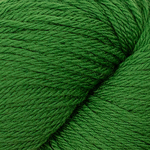 Skein of Cascade 220 Worsted weight yarn in the color Palm (Green) for knitting and crocheting.
