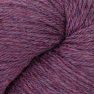 Skein of Cascade 220 Worsted weight yarn in the color Razzleberry Heather (Pink) for knitting and crocheting.