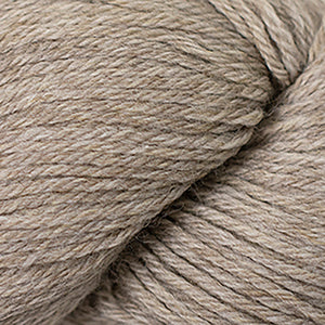 Skein of Cascade 220 Worsted weight yarn in the color River Rock (Brown) for knitting and crocheting.