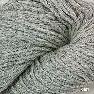 Skein of Cascade 220 Worsted weight yarn in the color Silver Grey (Gray) for knitting and crocheting.
