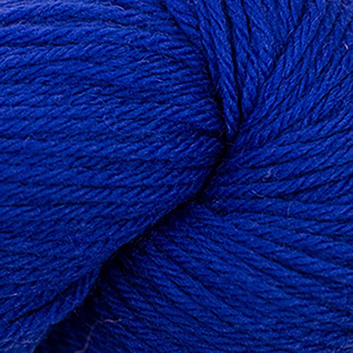 Skein of Cascade 220 Worsted weight yarn in the color Stratosphere (Blue) for knitting and crocheting.