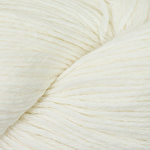 Skein of Cascade 220 Worsted weight yarn in the color White (White) for knitting and crocheting.