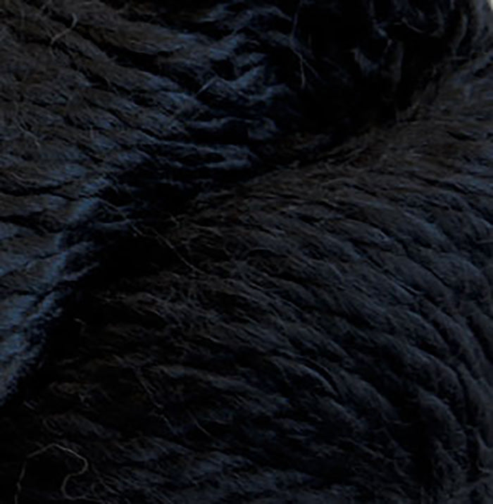 Skein of Cascade Baby Alpaca Chunky Bulky weight yarn in the color Black (Black) for knitting and crocheting.
