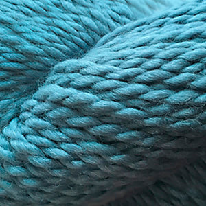 Skein of Cascade Baby Alpaca Chunky Bulky weight yarn in the color Green Blue Slate (Blue) for knitting and crocheting.