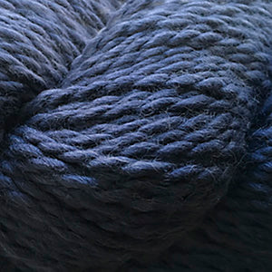 Skein of Cascade Baby Alpaca Chunky Bulky weight yarn in the color Nightshadow Blue (Blue) for knitting and crocheting.