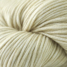 Load image into Gallery viewer, Skein of Cascade Cantata Worsted weight yarn in the color Sand (Cream) for knitting and crocheting.
