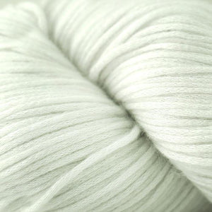 Skein of Cascade Cantata Worsted weight yarn in the color Silver (White) for knitting and crocheting.