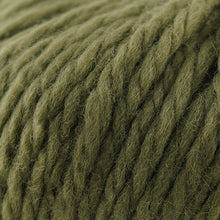 Load image into Gallery viewer, Skein of Cascade Llana Grande Super Bulky weight yarn in the color Cadmium Green (Green) for knitting and crocheting.
