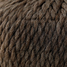 Load image into Gallery viewer, Skein of Cascade Llana Grande Super Bulky weight yarn in the color Gun Metal (Brown) for knitting and crocheting.
