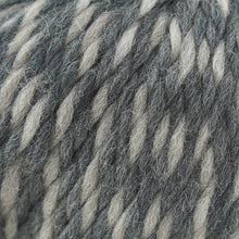 Load image into Gallery viewer, Skein of Cascade Llana Grande Super Bulky weight yarn in the color Space Needle (Gray) for knitting and crocheting.
