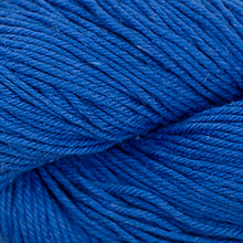 Load image into Gallery viewer, Skein of Cascade Nifty Cotton Worsted weight yarn in the color Blue  (Blue) for knitting and crocheting.
