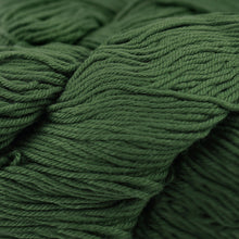 Load image into Gallery viewer, Skein of Cascade Nifty Cotton Worsted weight yarn in the color Chive (Green) for knitting and crocheting.
