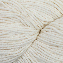 Load image into Gallery viewer, Skein of Cascade Nifty Cotton Worsted weight yarn in the color Natural (Cream) for knitting and crocheting.
